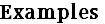 Examples